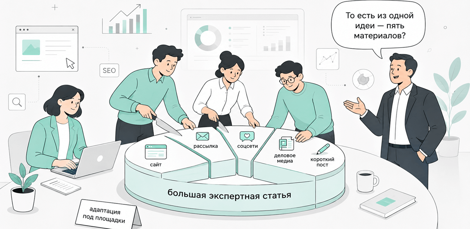 Создание контента для сайта